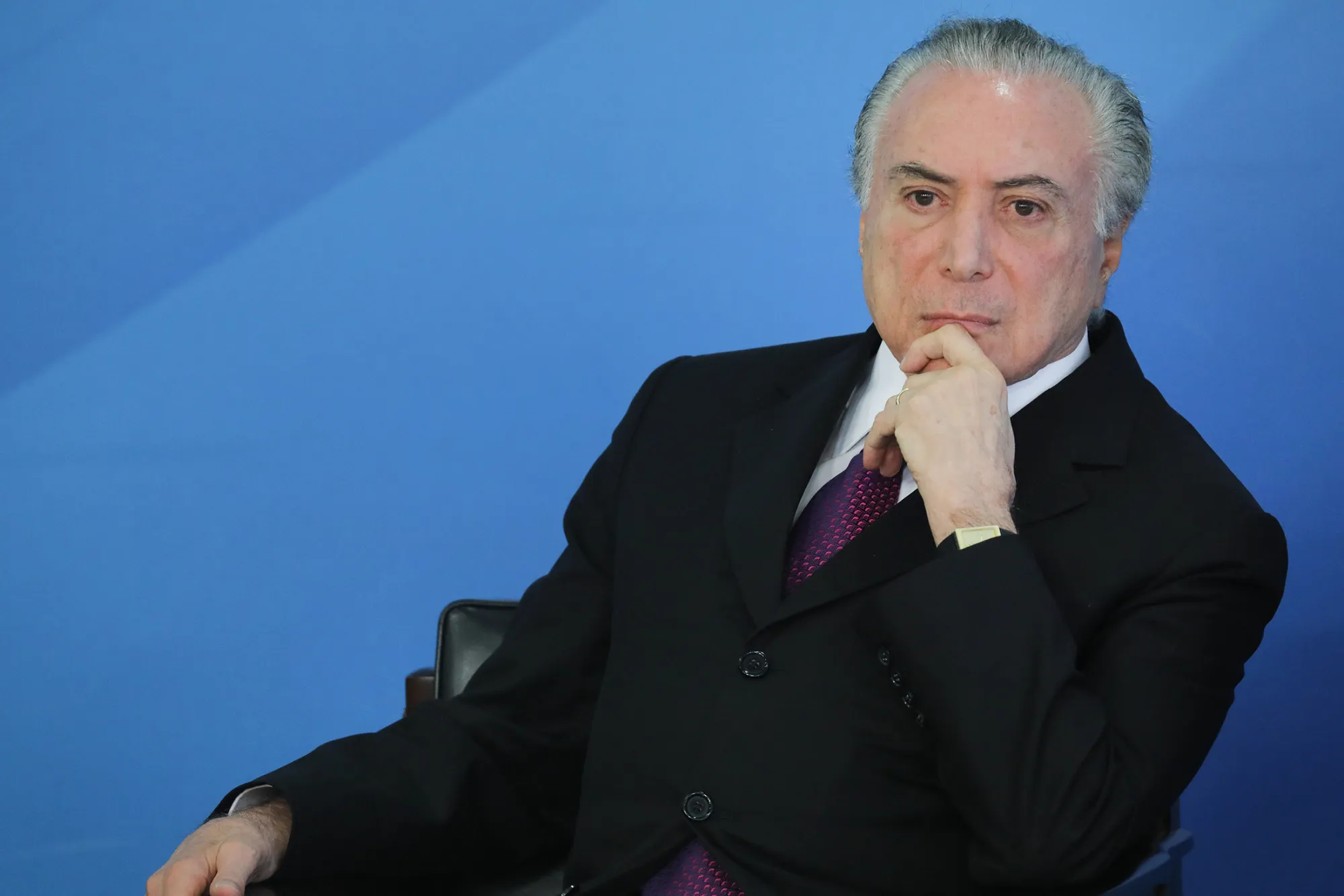 Brazil's president Michel Temer.
