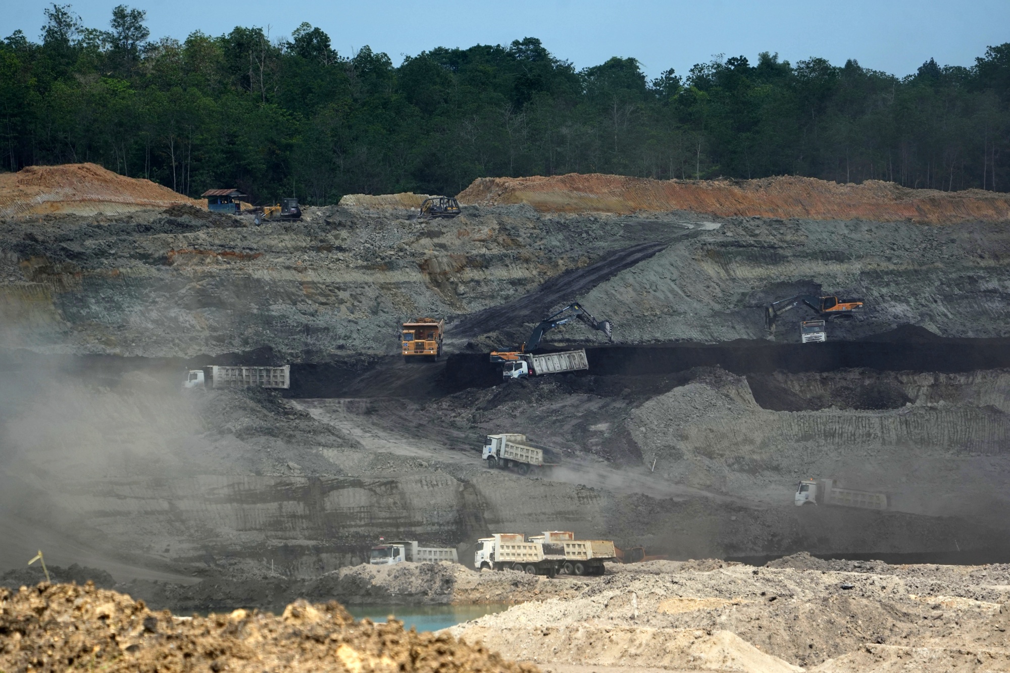 A coal mine in Tanjung Selor Regency, North Kalimantan, Indonesia, on Monday, Oct. 23, 2023. Photographer: Dimas Ardian/Bloomberg