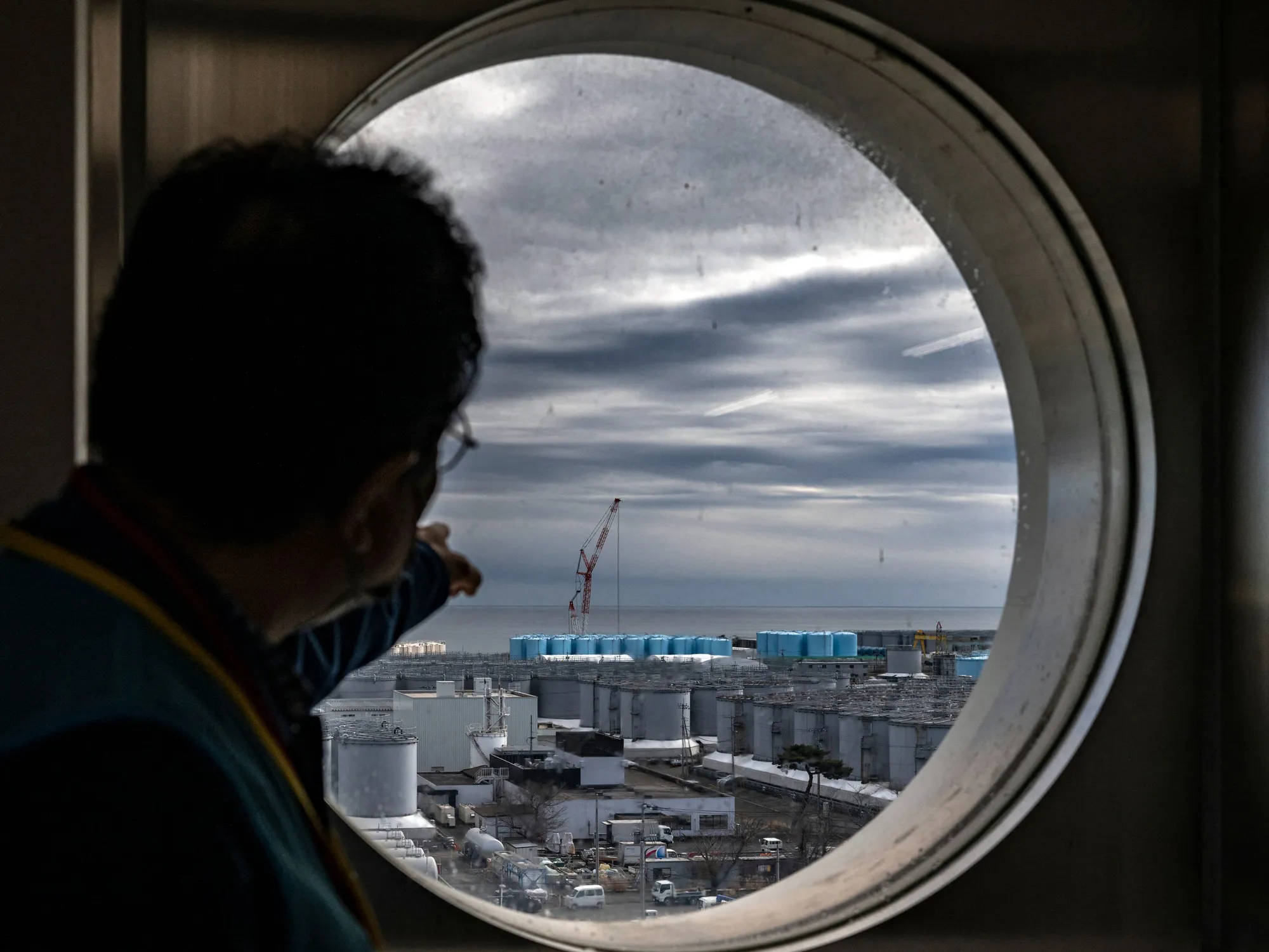 Storage tanks for stored water at Fukushima Dai-Ichi&nbsp;nuclear power plant.