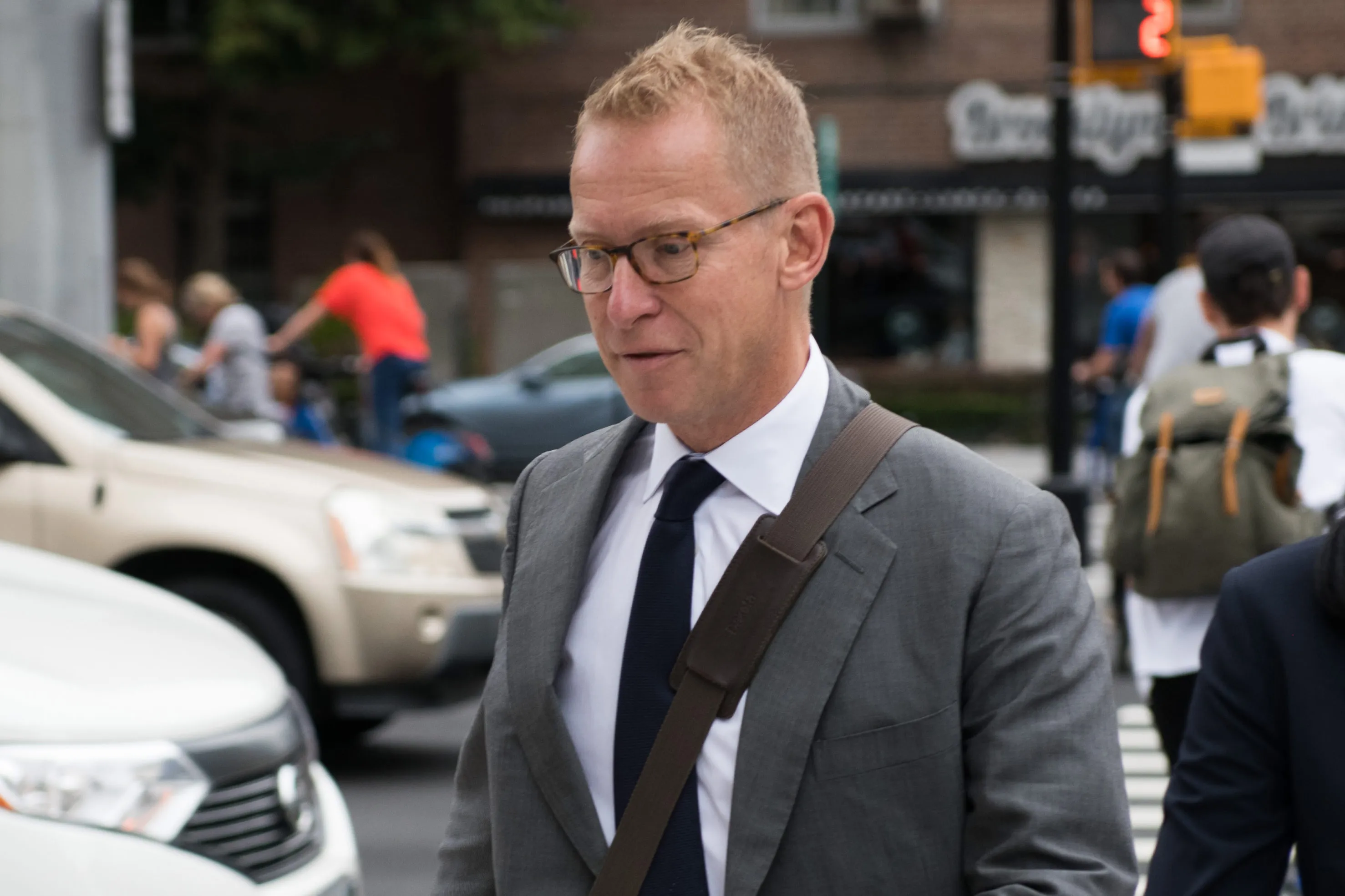 Mark Johnson arrives at federal court in Brooklyn,&nbsp;New York,&nbsp;on&nbsp;Sept. 18, 2017.&nbsp;
