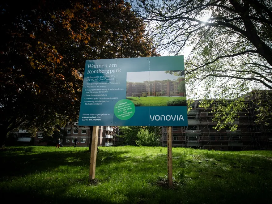 Vonovia advertising sign