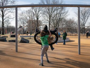 relates to Philadelphia's Megaswing Makes Playgrounds Fun for Adults, Too: CityLab Daily
