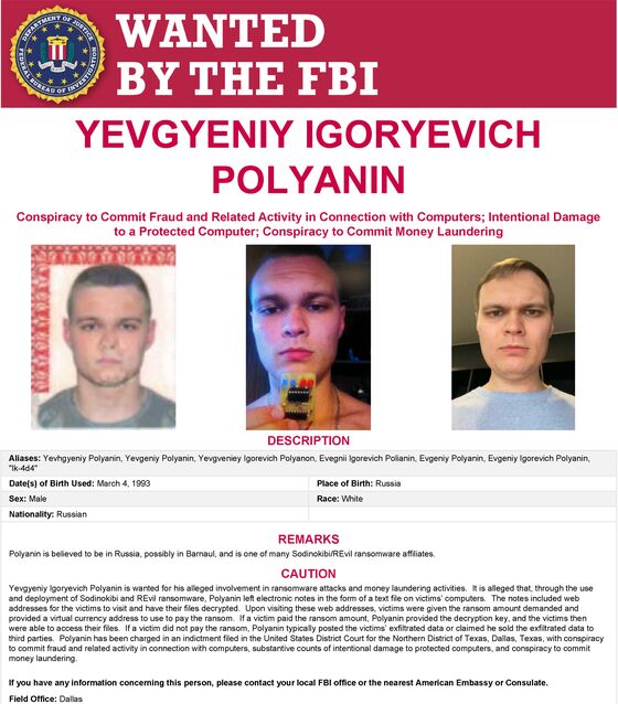 Russia-Linked REvil Hackers Hit With Arrests by U.S., Allies