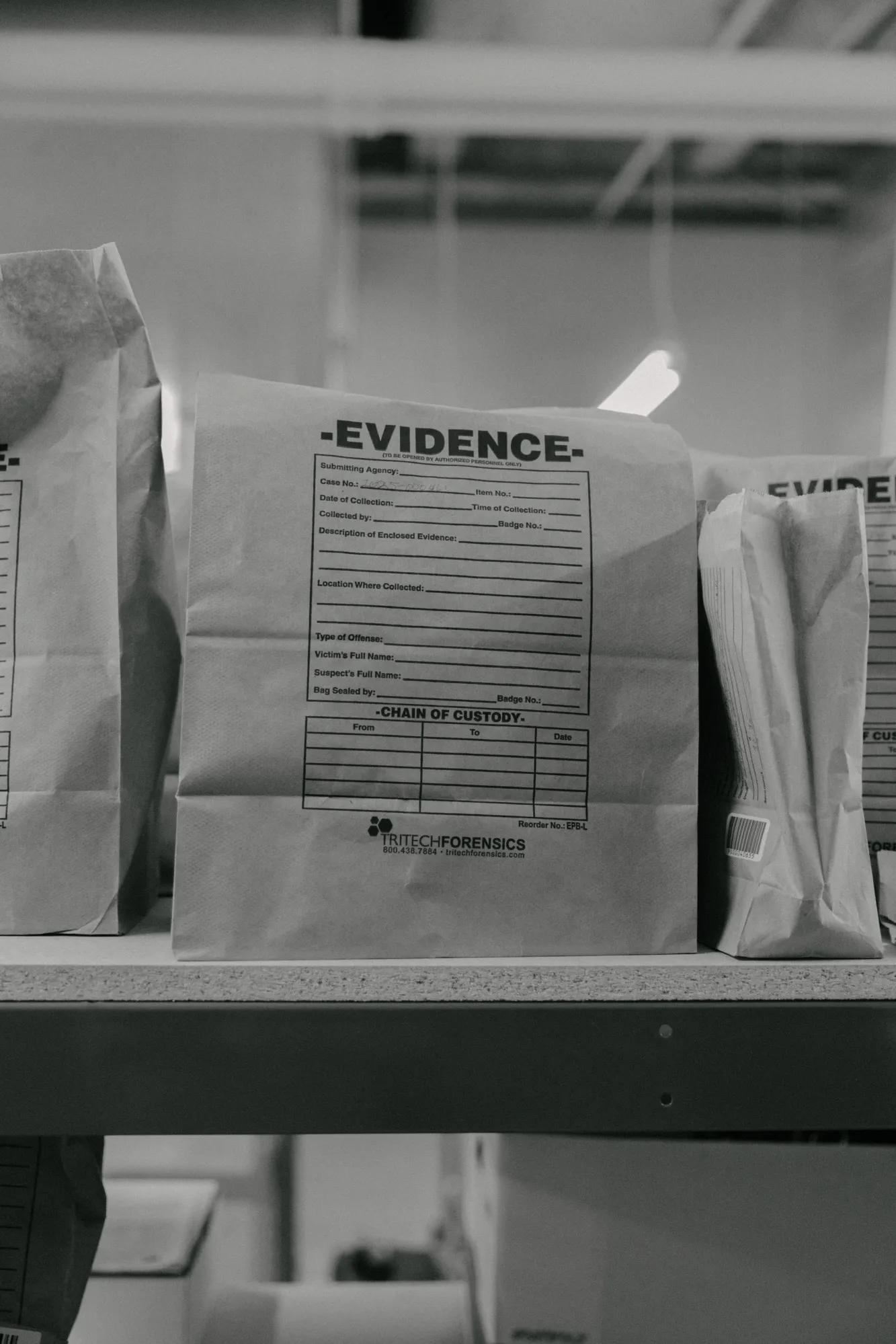 Confiscated evidence at the Internet Crimes Against Children Task Force office in Cleveland, Ohio. 