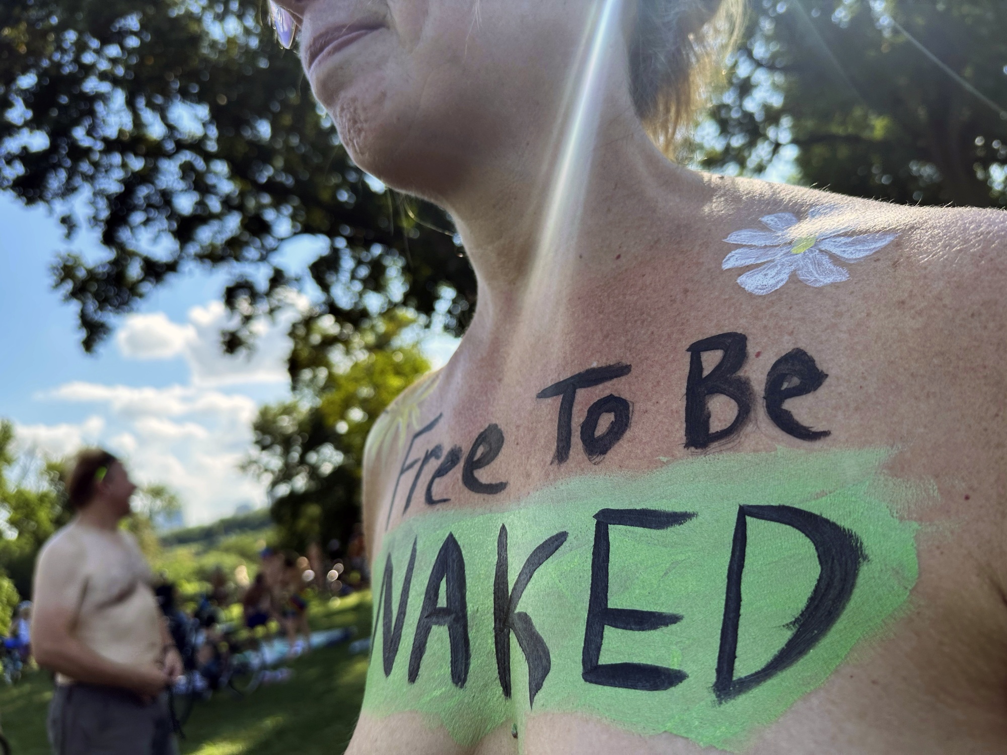 Riders in various states of undress cruise Philadelphia streets in 14th  naked bike ride - Bloomberg