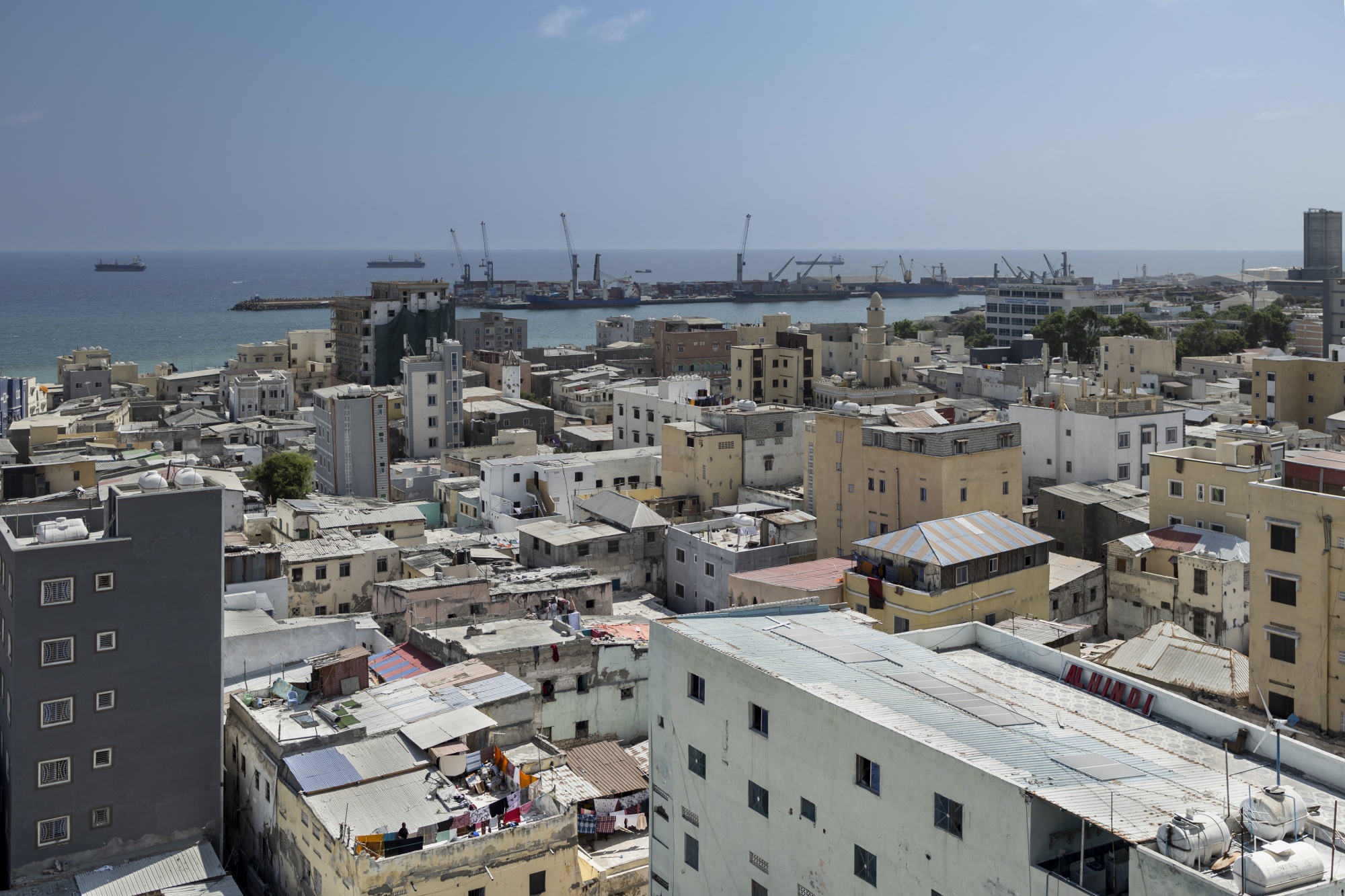 The Hamer Weyne district and the port in Mogadishu, Somalia on Nov. 10.
