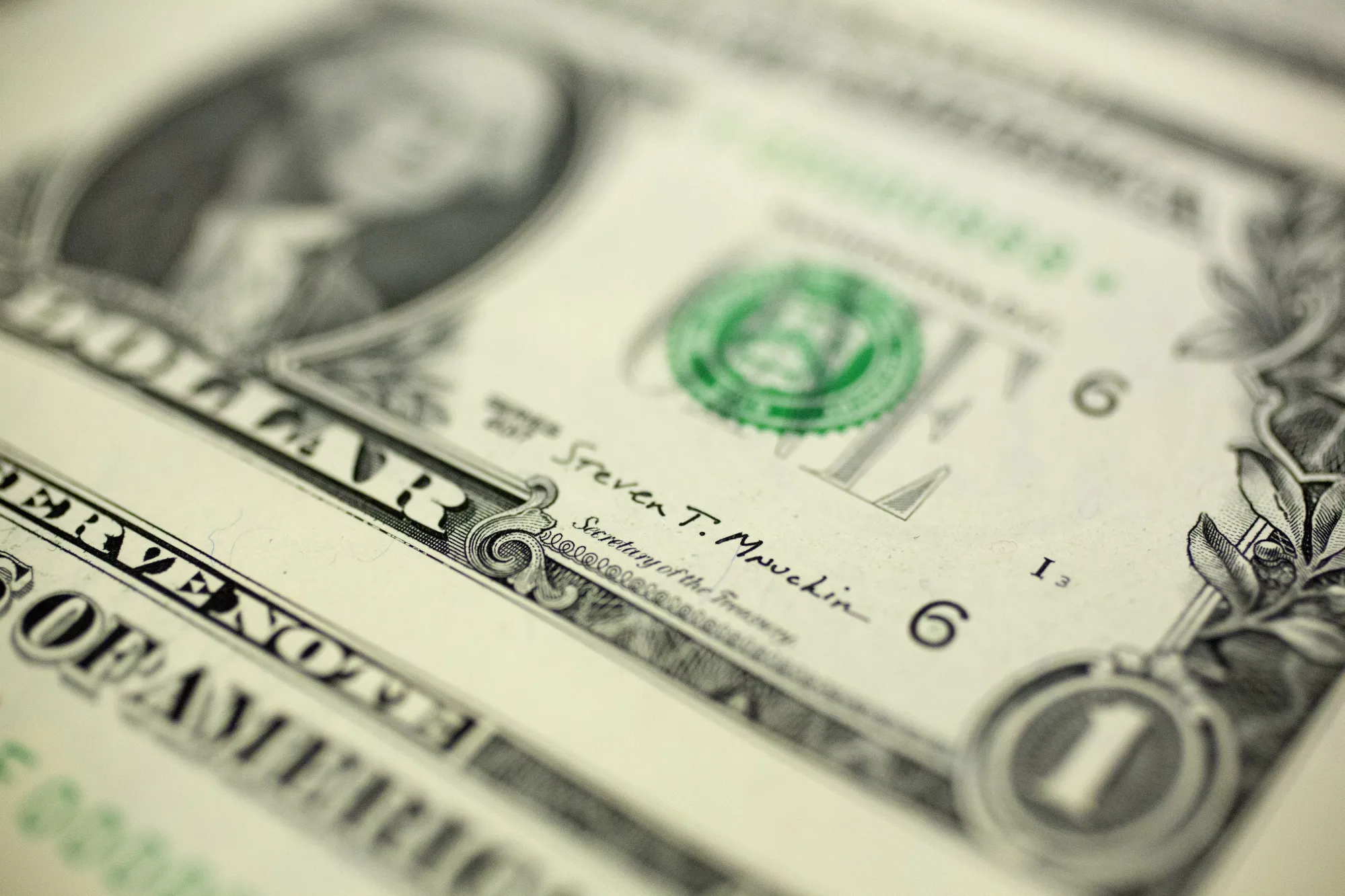 Treasury Secretary Mnuchin Views Production Of Currency Bearing His Signature