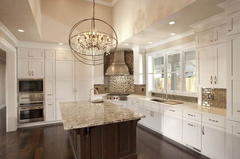Shaker cabinets.