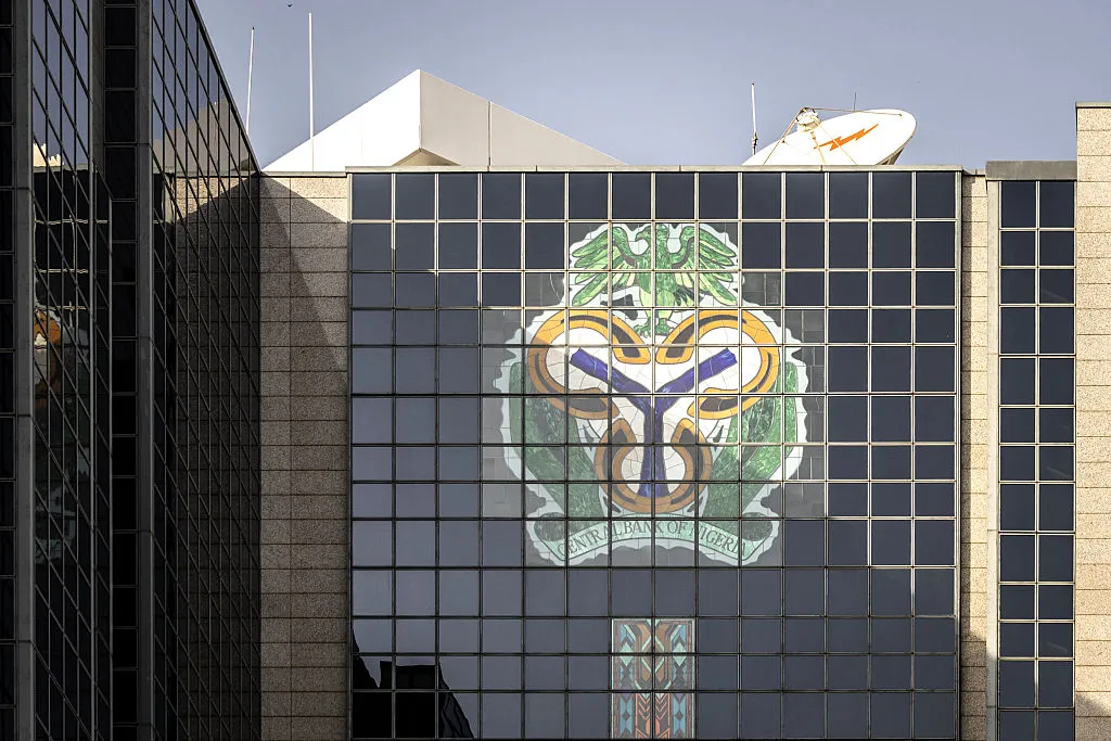 The Central bank of Nigeria&nbsp;in the central business district in Abuja.