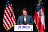 Gubernatorial Candidate Stacey Abrams Delivers Address On Her Vision For Georgia's Economy