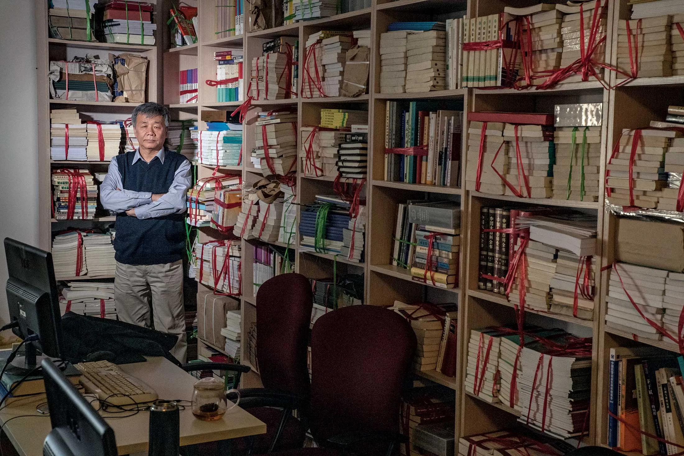 Sheng Hong at Unirule’s office in Beijing.