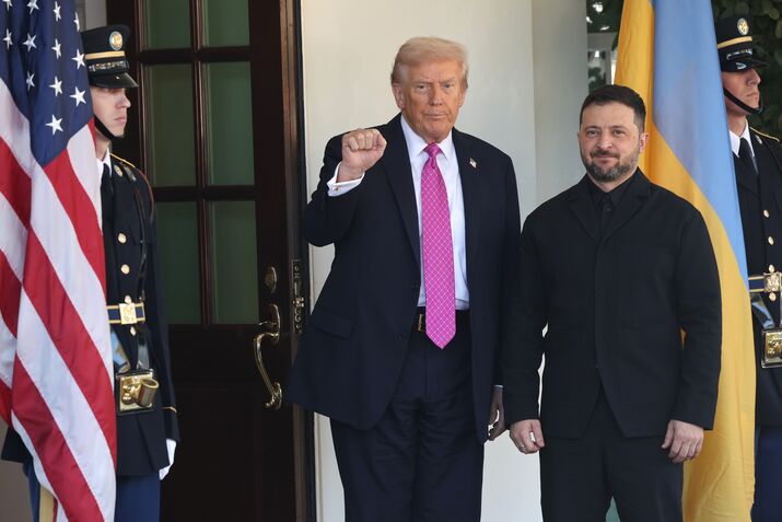 Trump Meets With Ukrainian President Zelensky At The White House