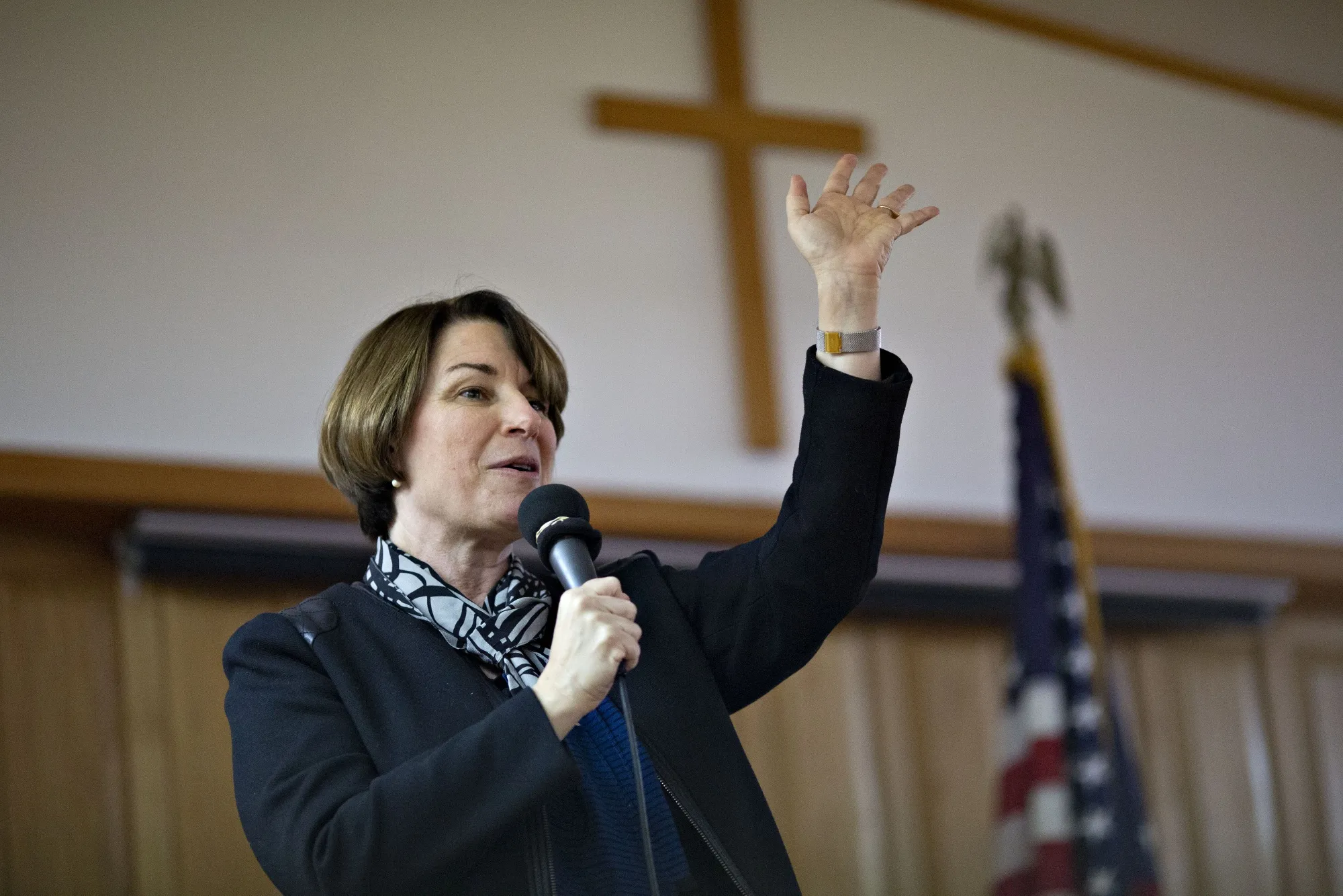 Amy Klobuchar on Feb. 17.