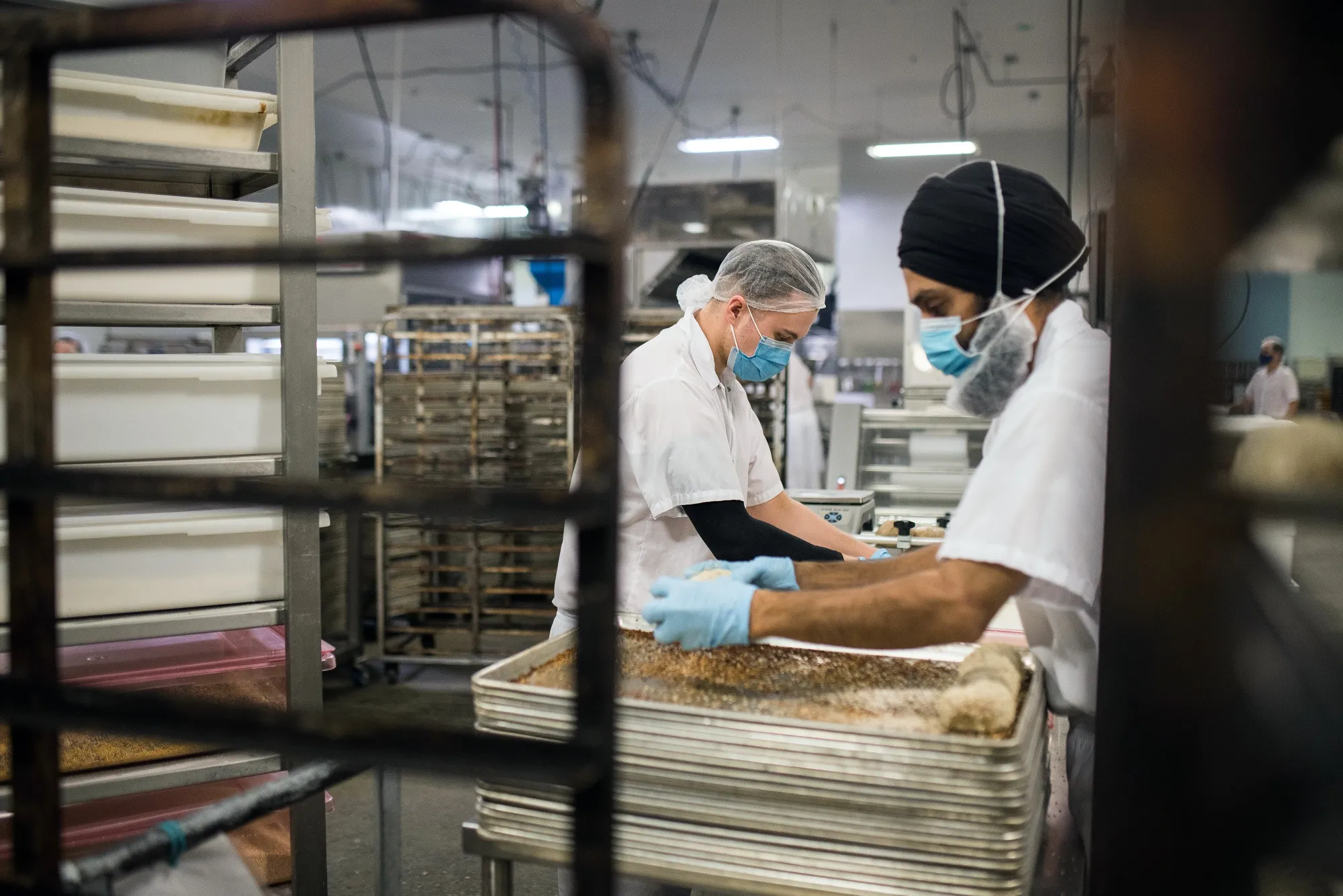 Operations At A Bakery As Canadian Wholesale Sales Rose