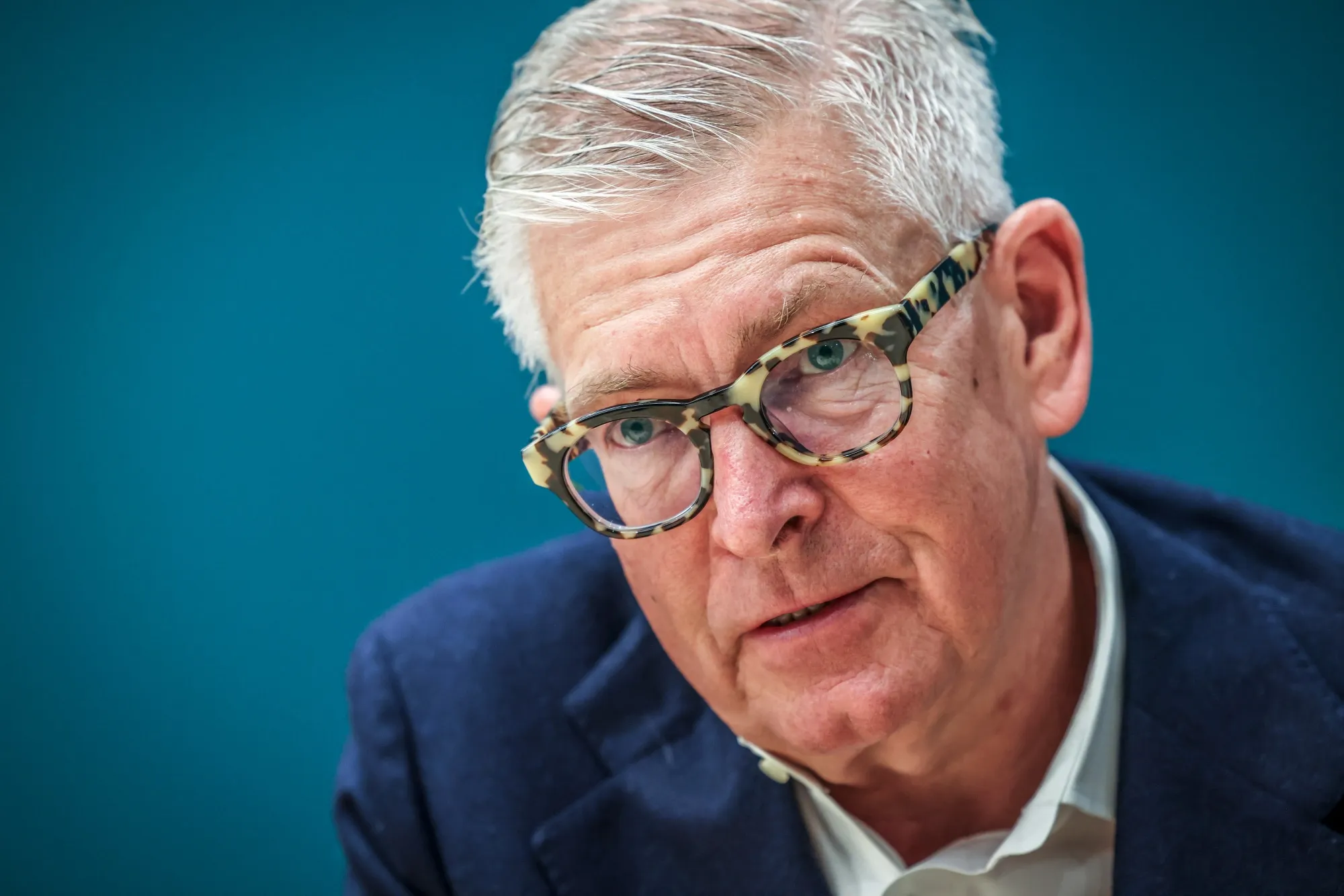Ericsson AB CEO Borje Ekholm in Barcelona on March 2.
