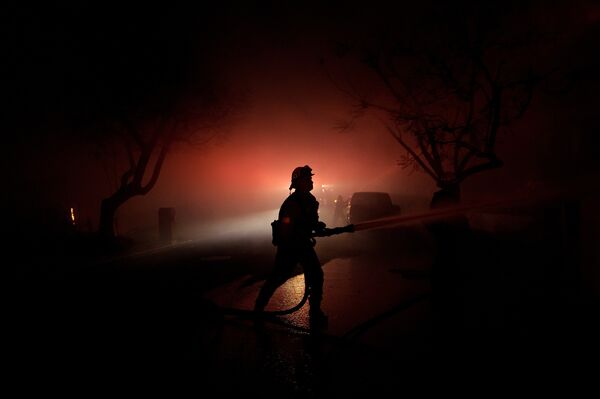 Powerful Winds Fuel Multiple Fires Across Los Angeles Area