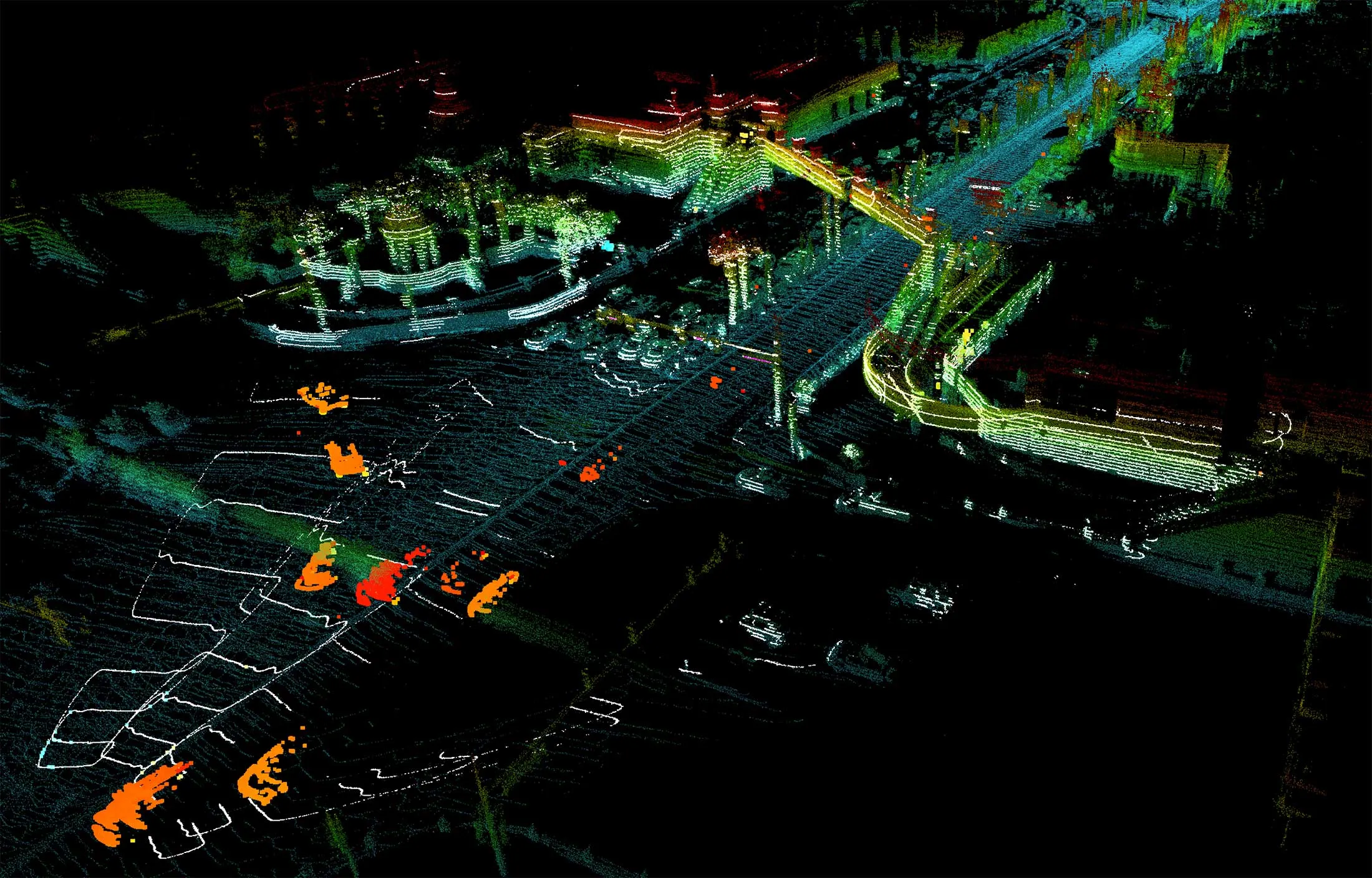 Blackmore’s lidar driving through Las Vegas.