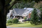 A home damaged by an explosion stands on Chickering Street in Lawrence, Massachusetts on Sept. 14, 2018.