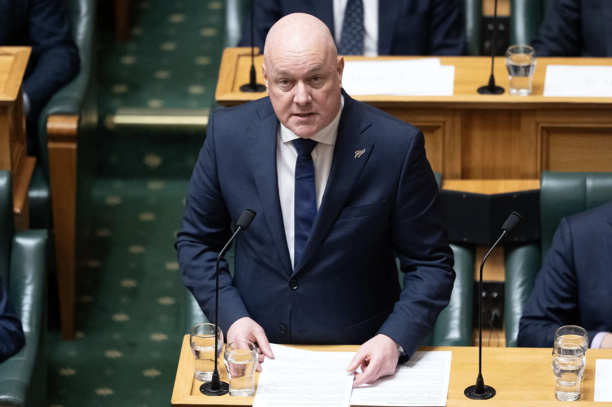 New Zealand's Prime Minister Christopher Luxon