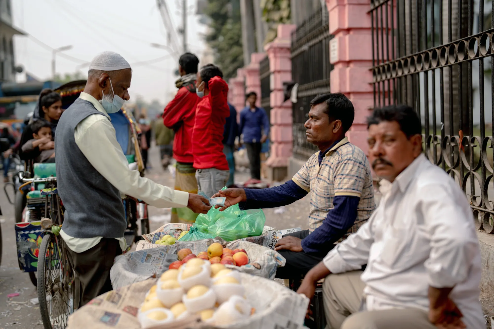Consumer prices in Bangladesh rose 9.9% in September, from a year earlier.