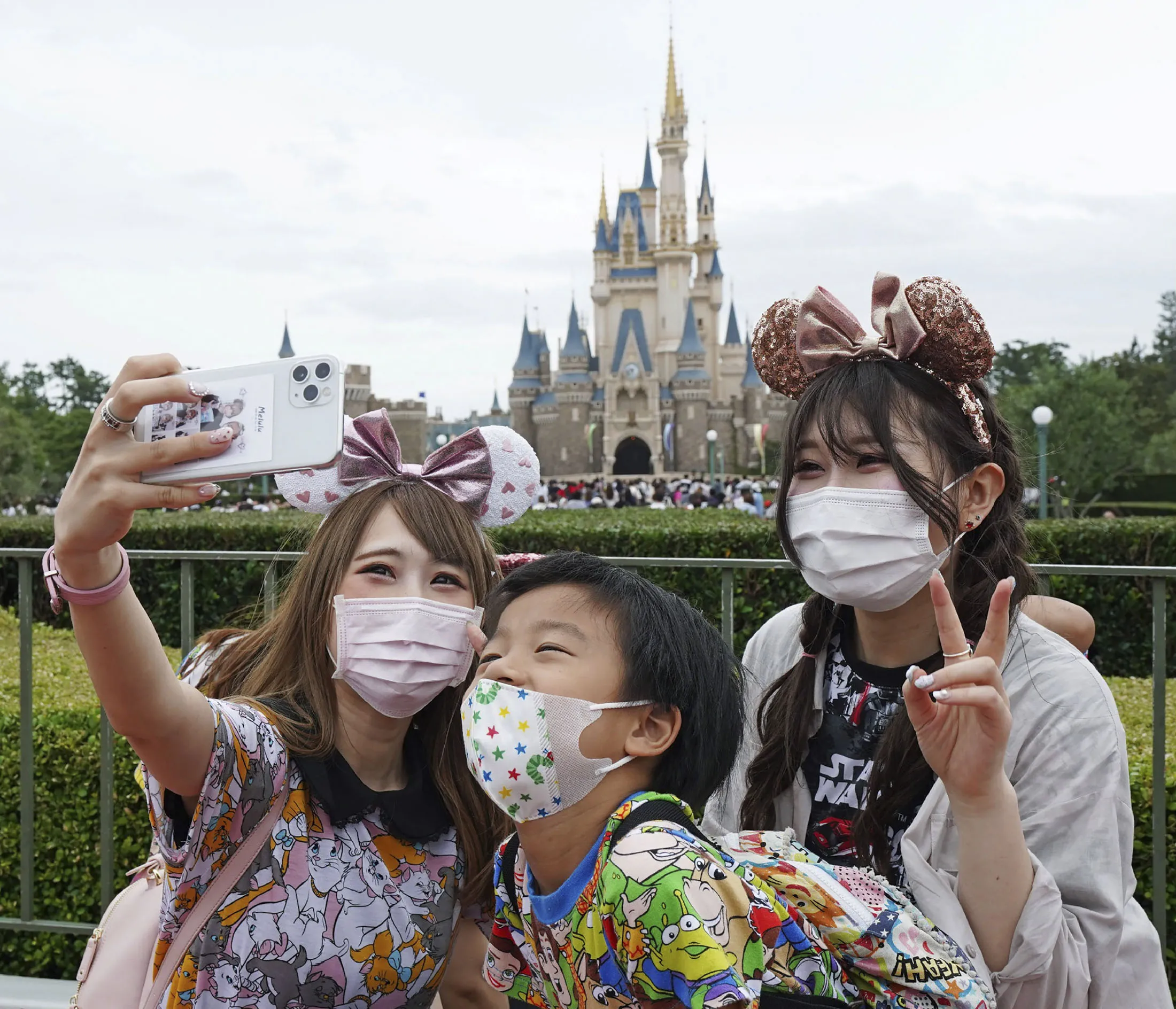 Tokyo Disneyland, after it officially reopened in&nbsp;July.&nbsp;