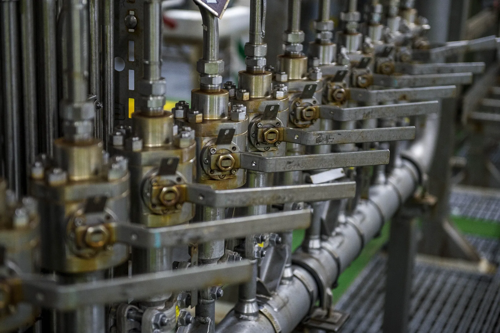 Pipework and valves sit on the drilling platform on the Johan Sverdrup oil field off the coast of Norway in the North Sea, on Tuesday, Dec. 3, 2019. Sverdrup's earlier-than-expected start in October broke a long trend of underperformance for Norway's overall oil production.