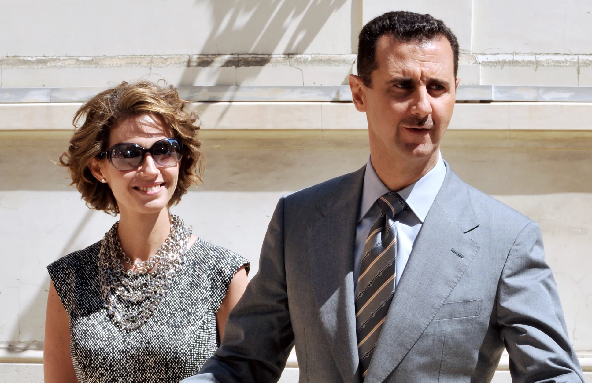 Asma and Bashar Al-Assad