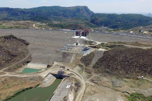 The Jatigede Dam in West Java on Monday, Aug. 31, 2015.