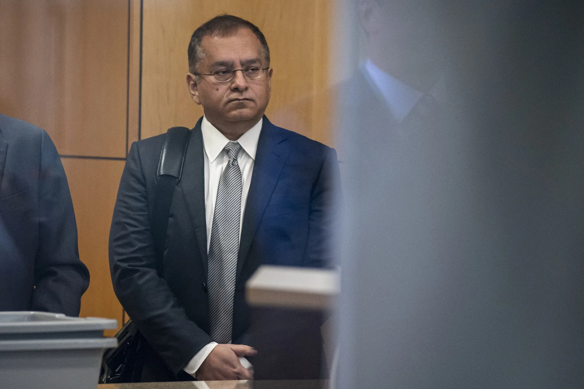 Sunny Balwani at federal court in San Jose, California, in Dec. 2022.