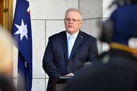 Australia Prime Minister Scott Morrison News Conference at Parliament House