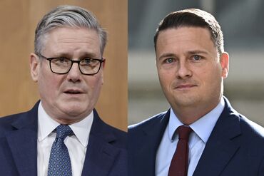 DIPTYCH COMBO Keir Starmer and Wes Streeting