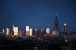 The Chicago skyline