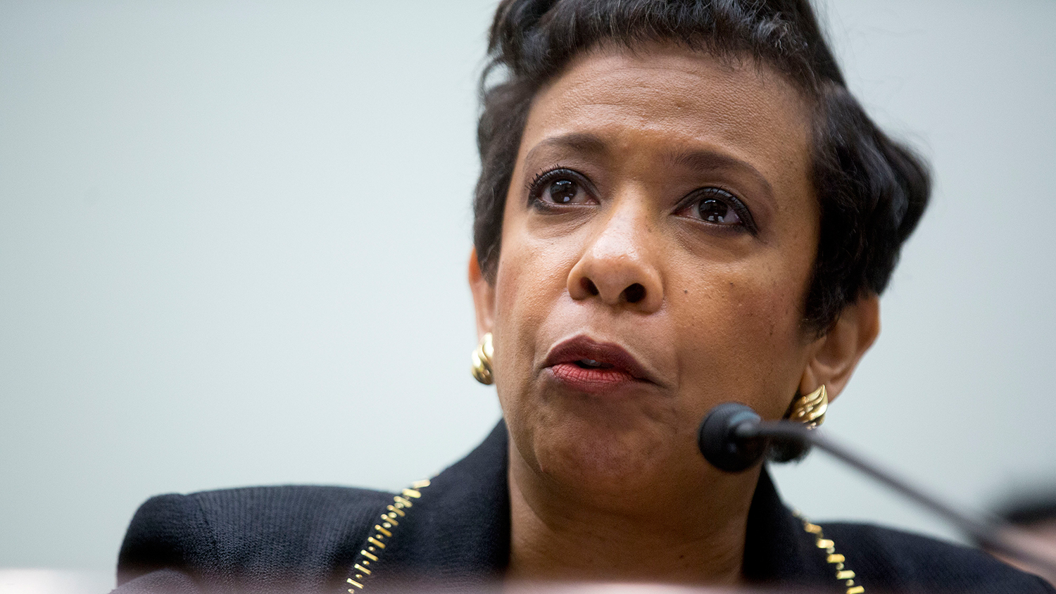 Loretta Lynch, U.S. attorney general, speaks during a House Judiciary Committee hearing in Washington on Nov. 17, 2015.

