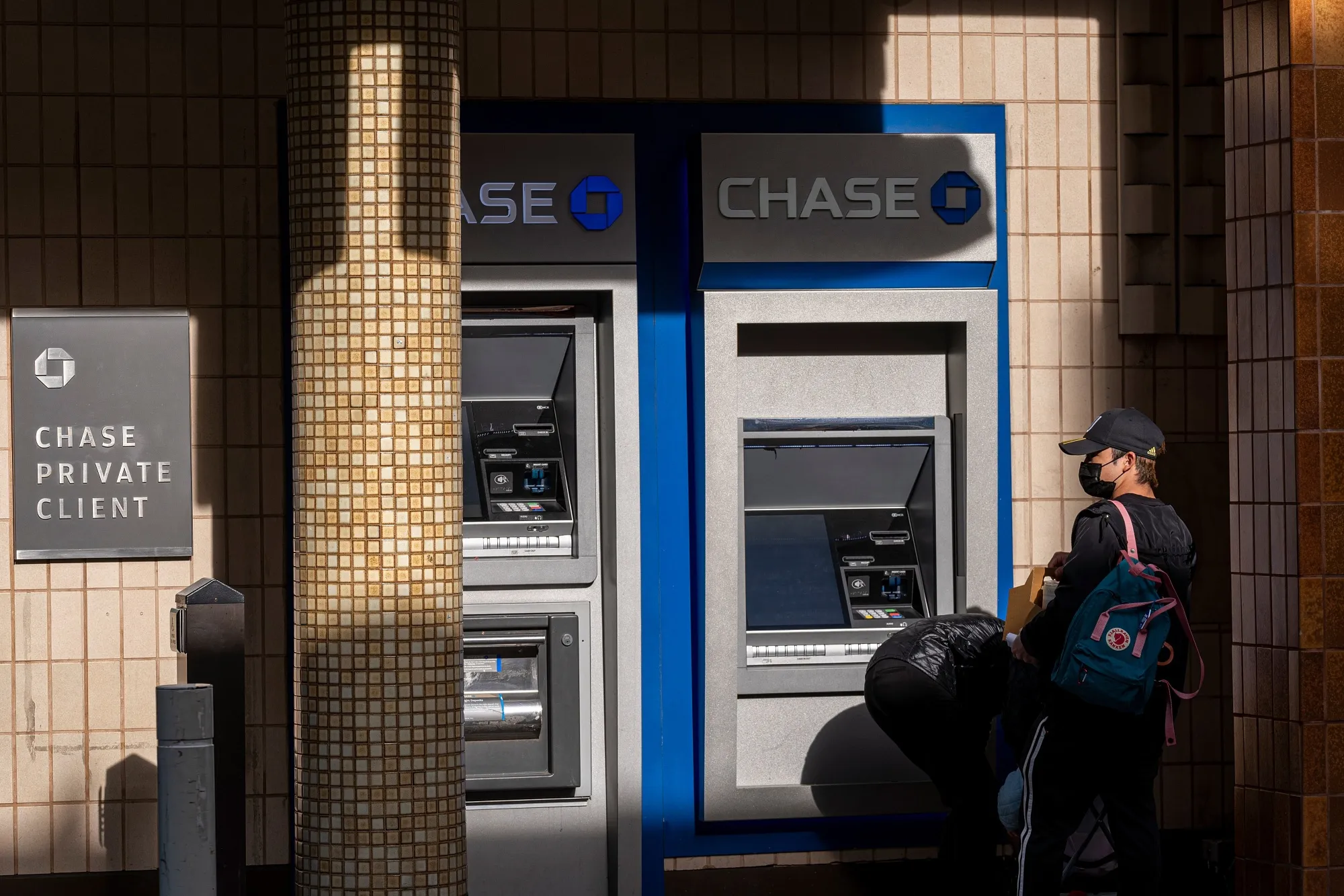 A Chase bank branch in San Francisco, California.