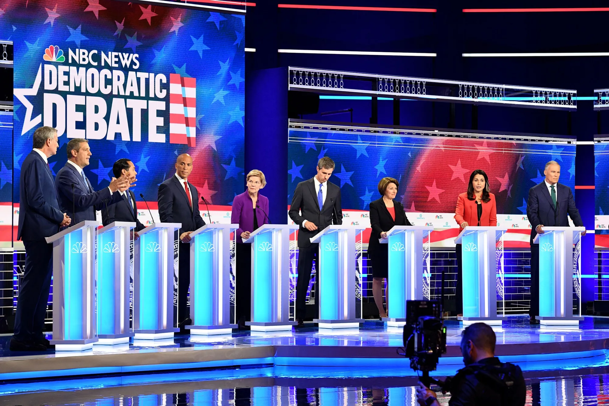 Democratic presidential hopefuls&nbsp;in the first primary debate of the 2020 campaign season on&nbsp;June 26