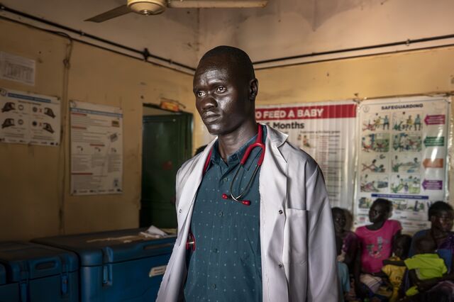 Simon Kutey, the administrator at Koch County Hospital.