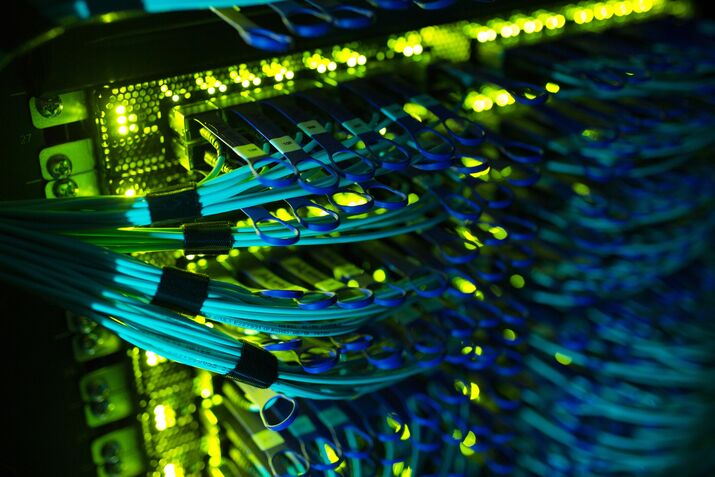 Cable terminals at a data center