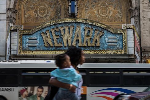 Views Of Newark As New Jersey's Credit Rating Falls
