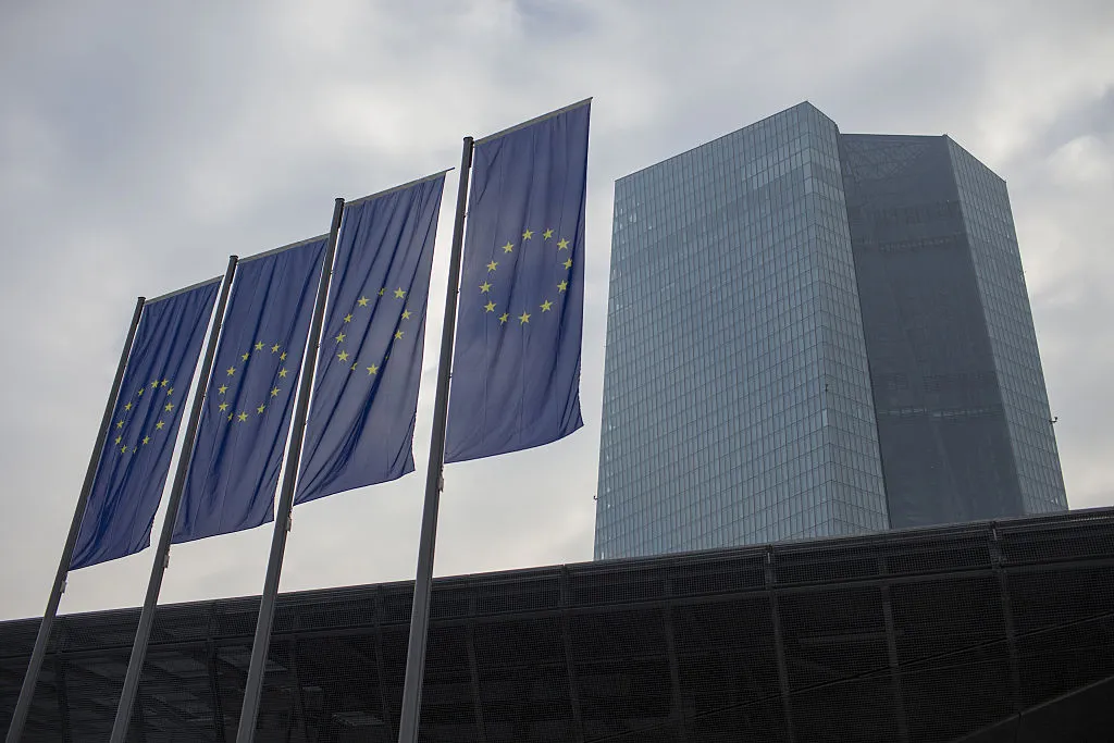 The headquarters of the European Central Bank