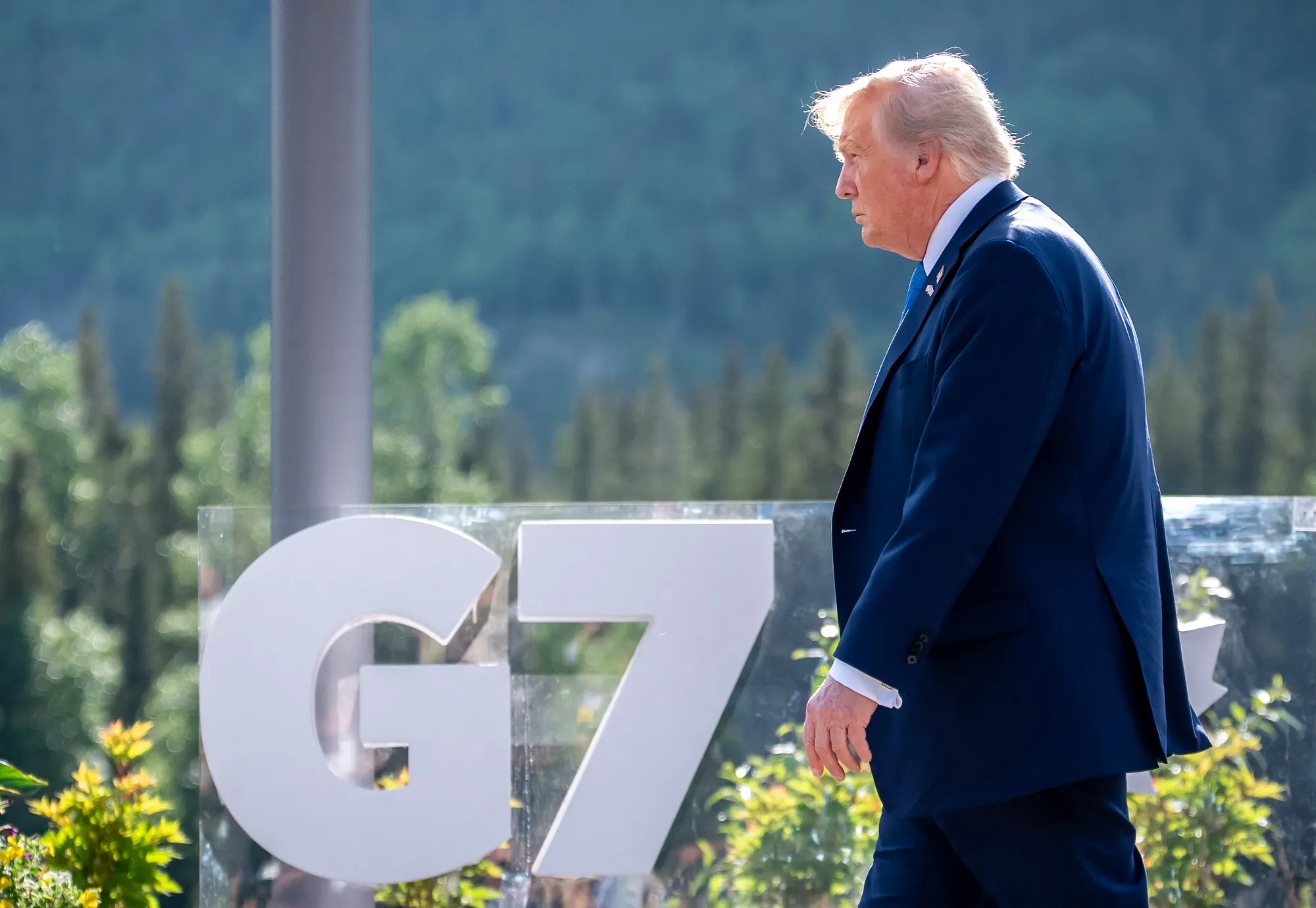 Donald Trump at the G-7 Summit on June 16.