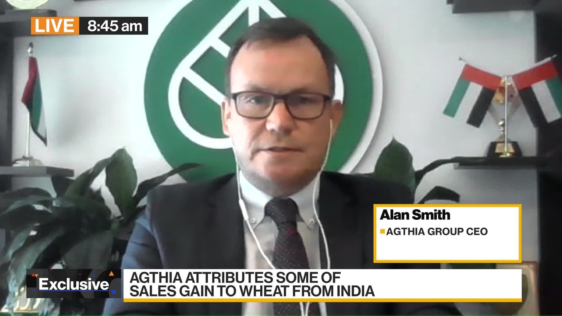 Agthia CEO: India Primary Source of Wheat