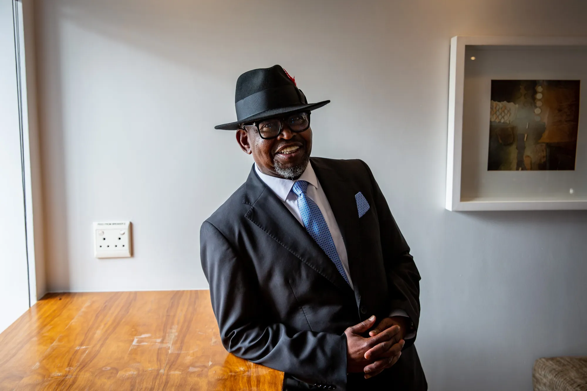 Enoch Godongwana in Cape Town, on Feb. 26.