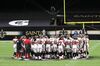 Members of the Tampa Bay Buccaneers huddle after warm ups before the start of a game against the New Orleans Saints at Mercedes-Benz Superdome on Sept. 13.