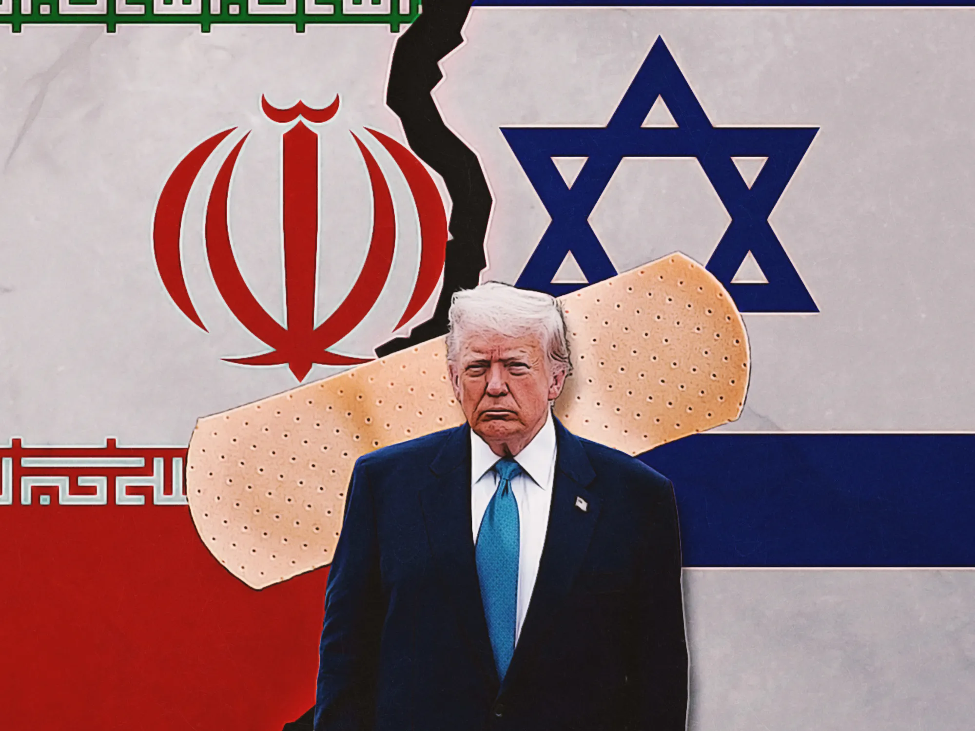 IMAGE_TRUMP_IRAN_ISRAEL_BANDAID