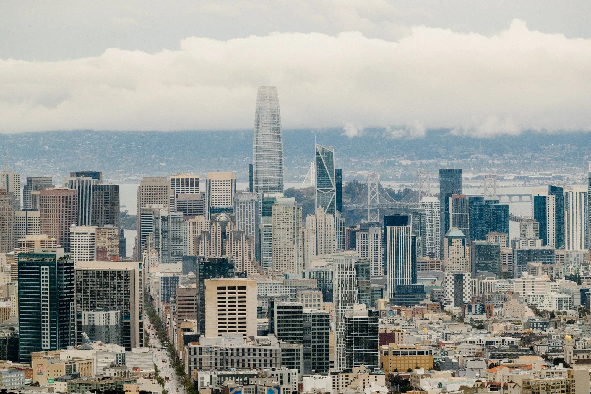 Buildings in downtown San Francisco.