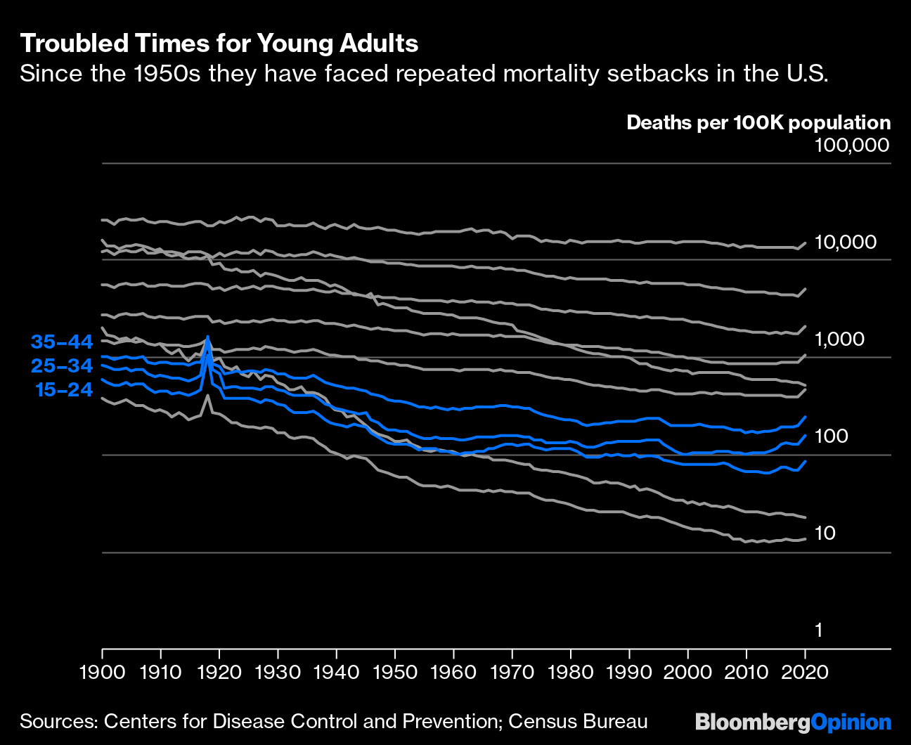 Mortality Trends Among Working-Age Whites: The Untold Story