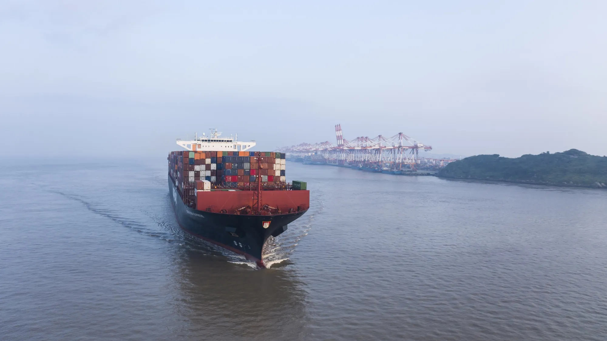 Shanghai's Yangshan Deepwater Port As China Acts to Limit Yuan Plunge