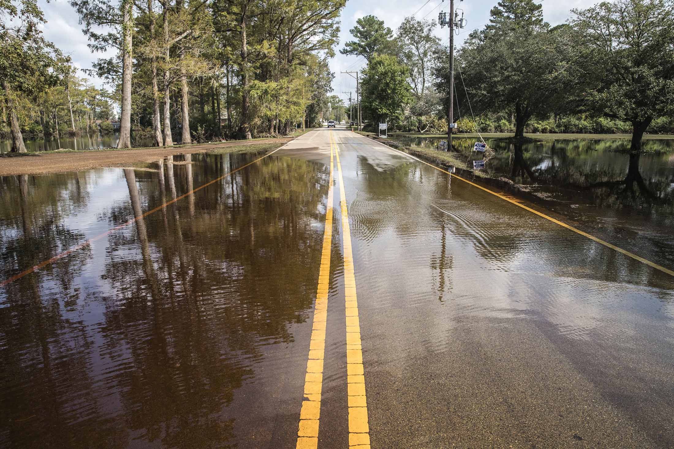 The aftermath of Hurricane Florence in Trenton, N.C., on Sept. 20, 2018.