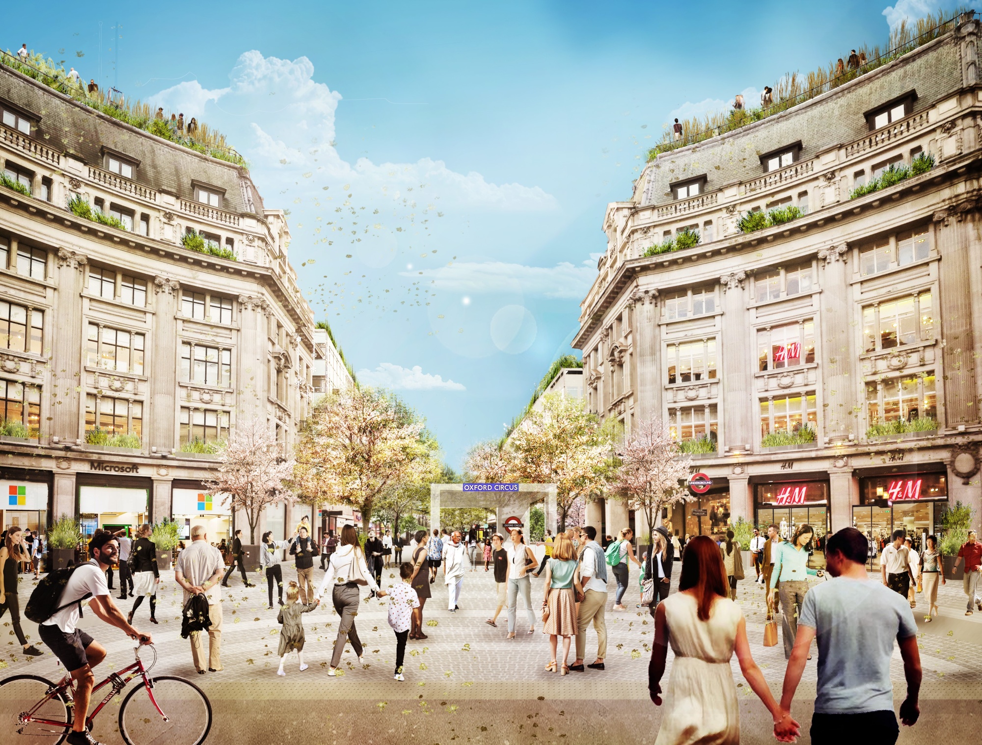 London's Oxford Circus Is Kicking Out Cars - Bloomberg