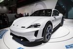 The Porsche Mission E Cross Turismo concept.
